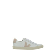 Veja White Calf Leather Bos Taurus Low Top Sneakers