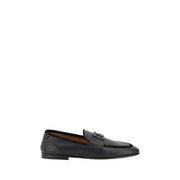 Dolce & Gabbana Black Calf Leather Bos Taurus Slip-On Loafers - Zachava
