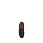 Dolce & Gabbana Black Calf Leather Bos Taurus Slip-On Loafers