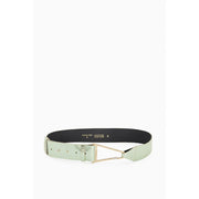 Patrizia Pepe Green Goatskin Regular Belt