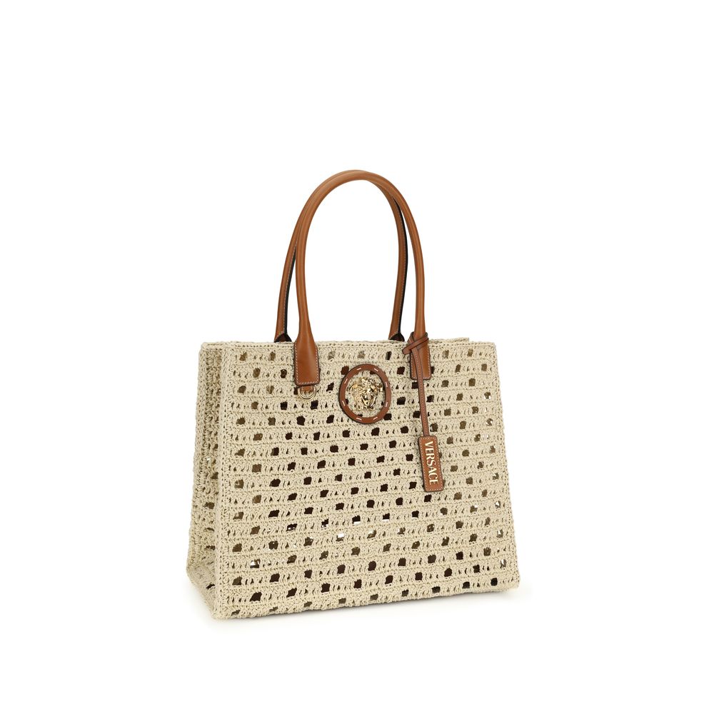 Versace Beige Cotton Handbag Secondary image
