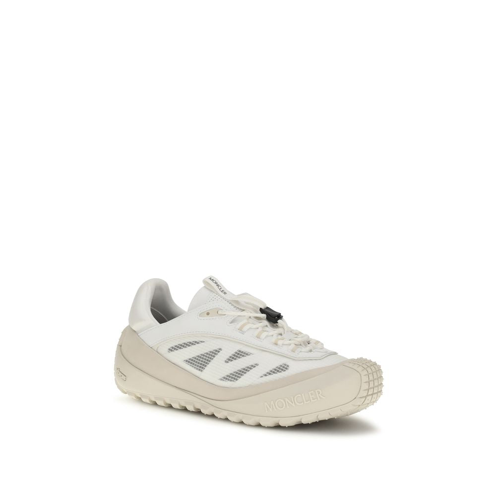 Moncler White Polyester Athletic Sneakers - Zachava