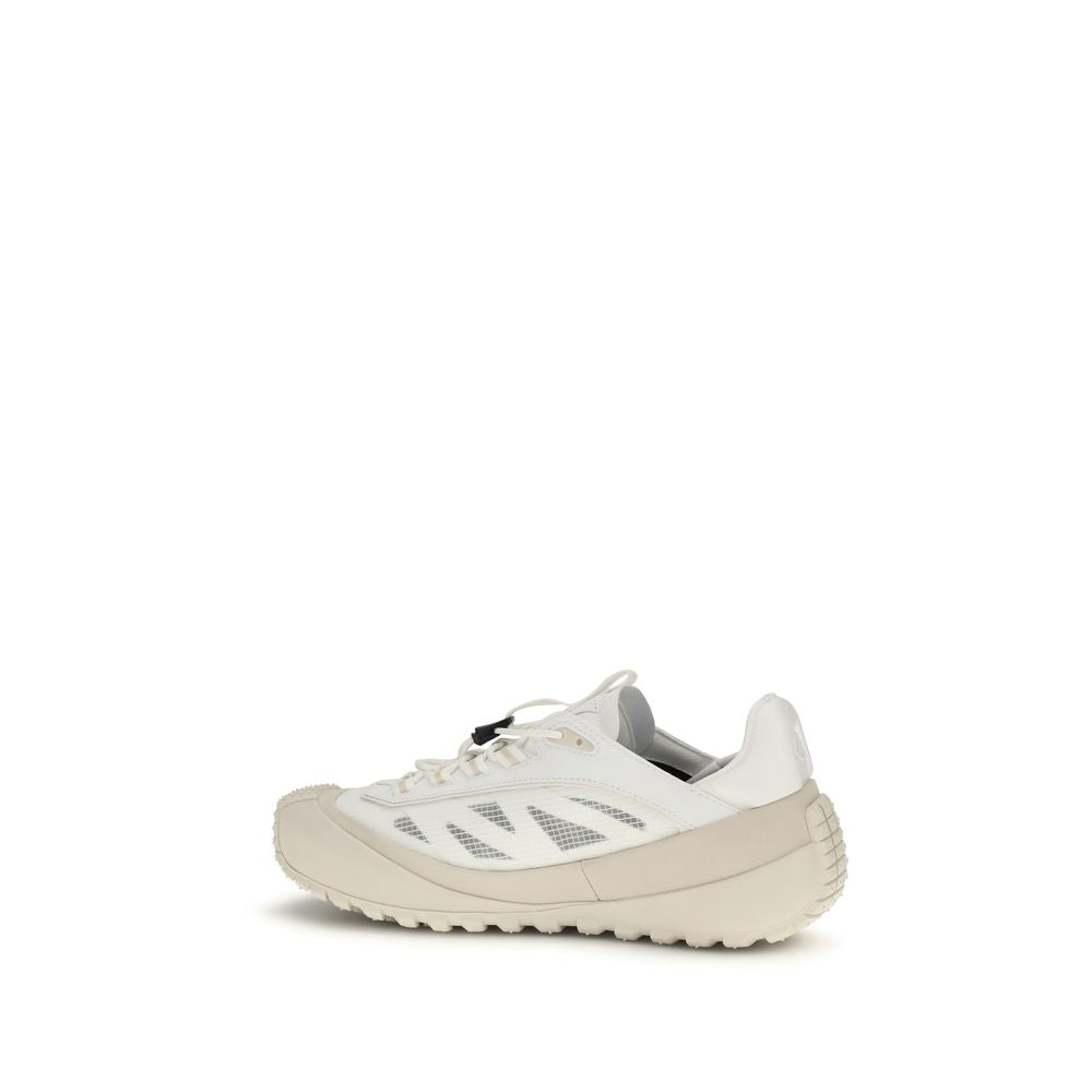 Moncler White Polyester Athletic Sneakers - Zachava
