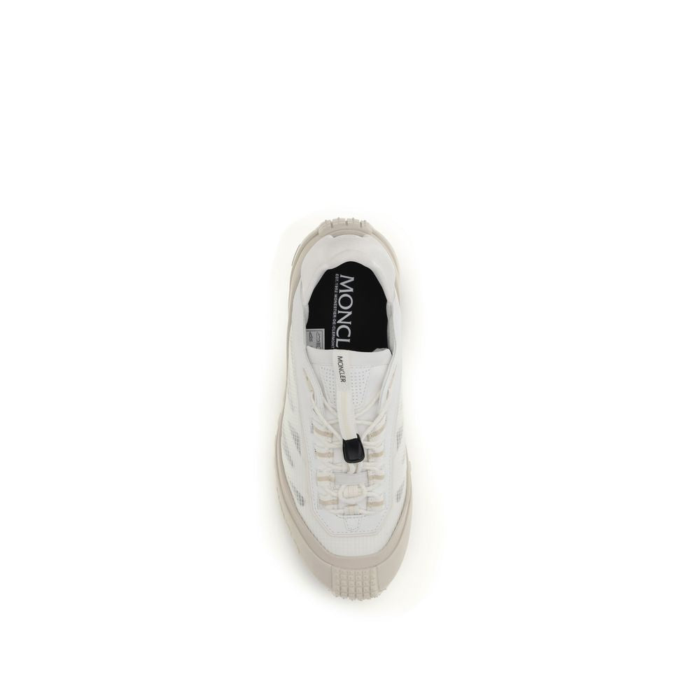 Moncler White Polyester Athletic Sneakers - Zachava