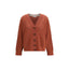 Brunello Cucinelli Orange Cashmere Cardigan