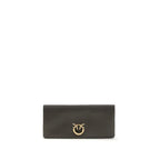 PINKO Bicolor Calf Leather Bos Taurus Clutch Bag