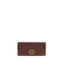 PINKO Bordeaux Calf Leather Bos Taurus Clutch Bag