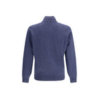 Brunello Cucinelli Blue Cashmere Sweater