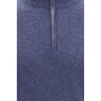 Brunello Cucinelli Blue Cashmere Sweater