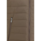 Brunello Cucinelli Beige Polyester Sleveless Jacket