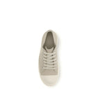 Rick Owens Beige Calf Leather Bos Taurus Low Top Sneakers