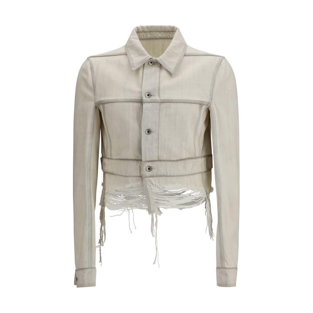 Rick Owens White Cotton Denim Jacket Main image