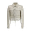 Rick Owens White Cotton Denim Jacket