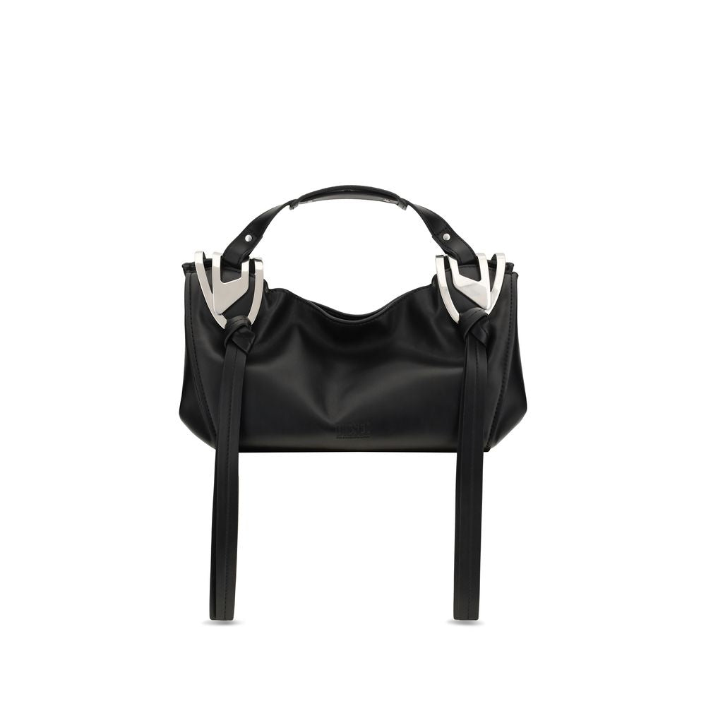 Diesel Black Calf Leather Bos Taurus Shoulder Bag Main image