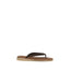 Miu Miu Brown Calf Leather Bos Taurus Flip-Flop Sandals