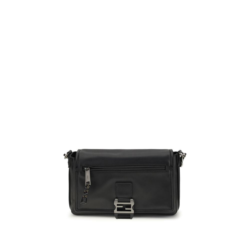 Fendi Black Calf Leather Bos Taurus Shoulder Bag Main image