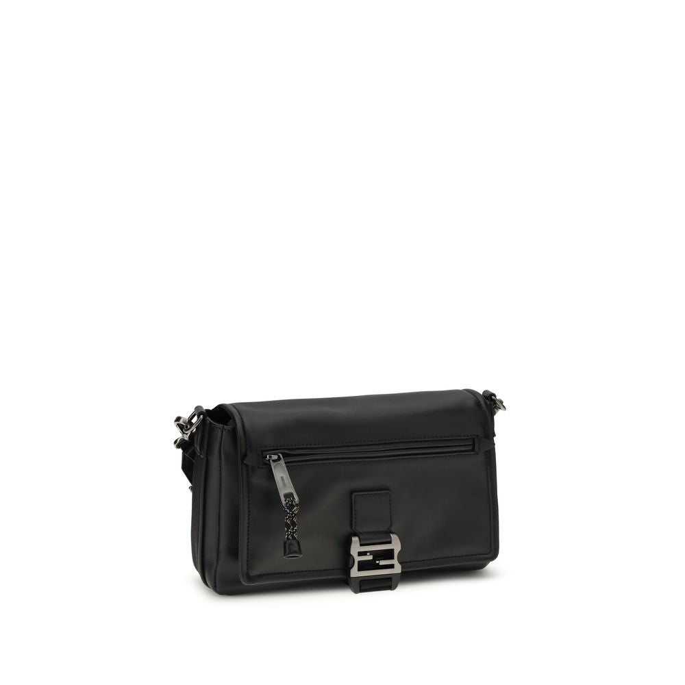 Fendi Black Calf Leather Bos Taurus Shoulder Bag Secondary image