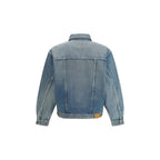 Saint Laurent Blue Cotton Denim Jacket