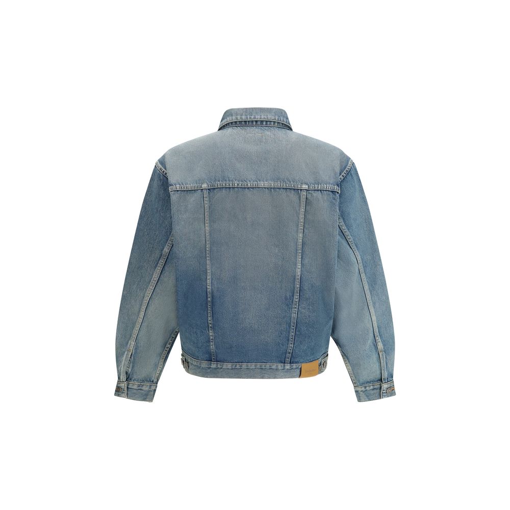 Saint Laurent Blue Cotton Denim Jacket - Zachava