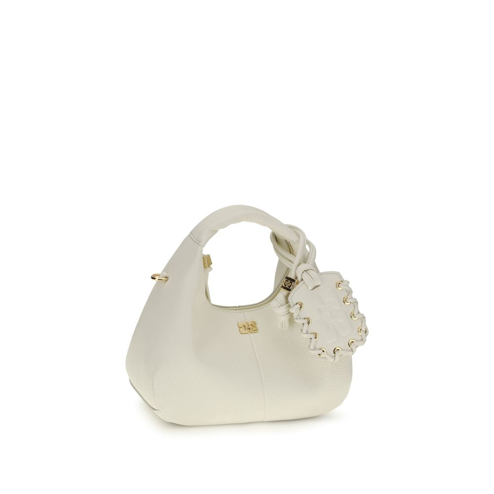 Ganni White Recycled Polyester Shoulder Bag Secondary image