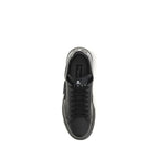 Philipp Plein Black Calf Leather Bos Taurus Low Top Sneakers