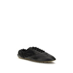 Saint Laurent Black Calf Leather Bos Taurus Athletic Sneakers