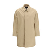 Herno Beige Polyester Trench Coat - Zachava