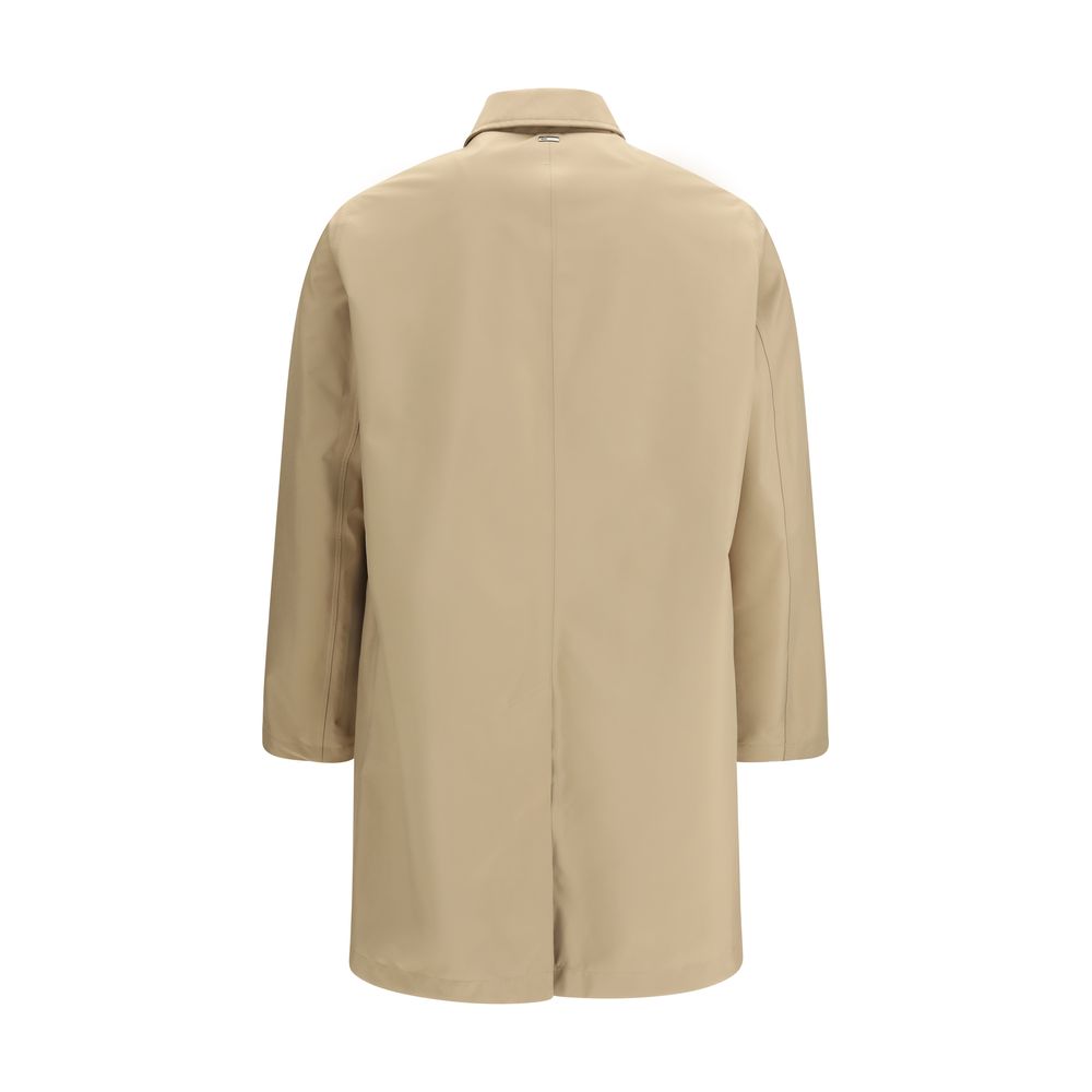 Herno Beige Polyester Trench Coat - Zachava