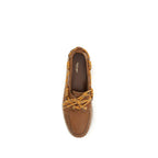 Golden Goose Brown Calf Leather Bos Taurus Slip-On Loafers