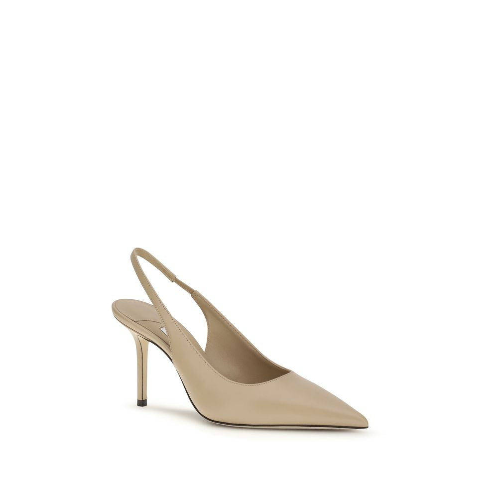 Jimmy Choo Beige Calf Leather Bos Taurus High Heel Pumps Secondary image