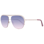 Guess Unisex Aviator Sunglasses – Rose Gold Metal