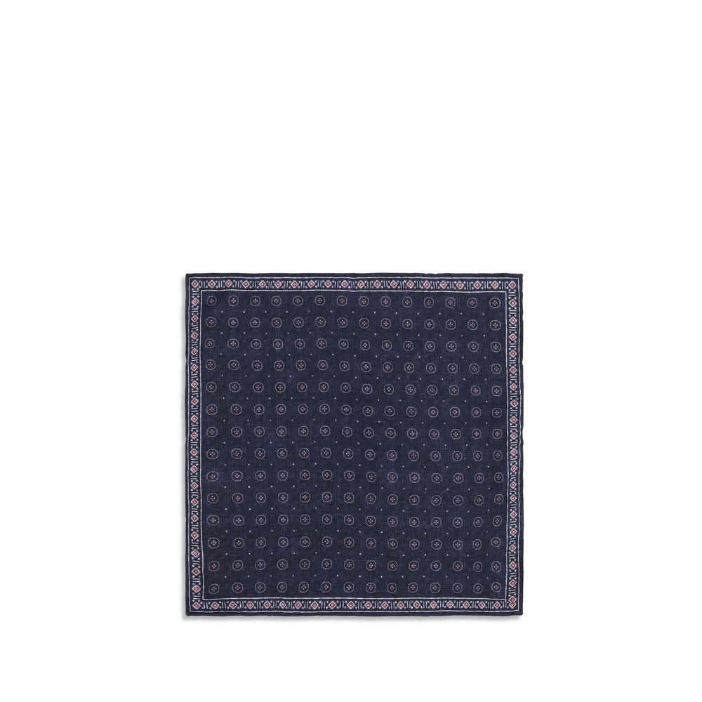 Brunello Cucinelli Blue Silk Handbag Secondary image