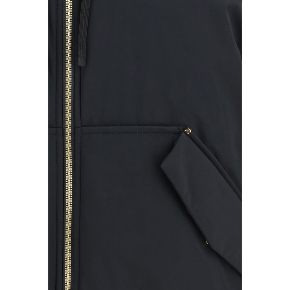 Moose Knuckles Black Nylon Bomber - Zachava