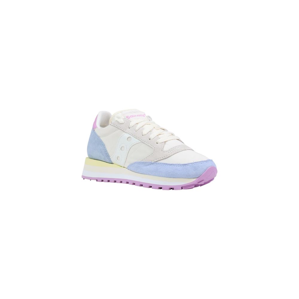 Saucony Cream Suede Leather Athletic Sneakers - Zachava