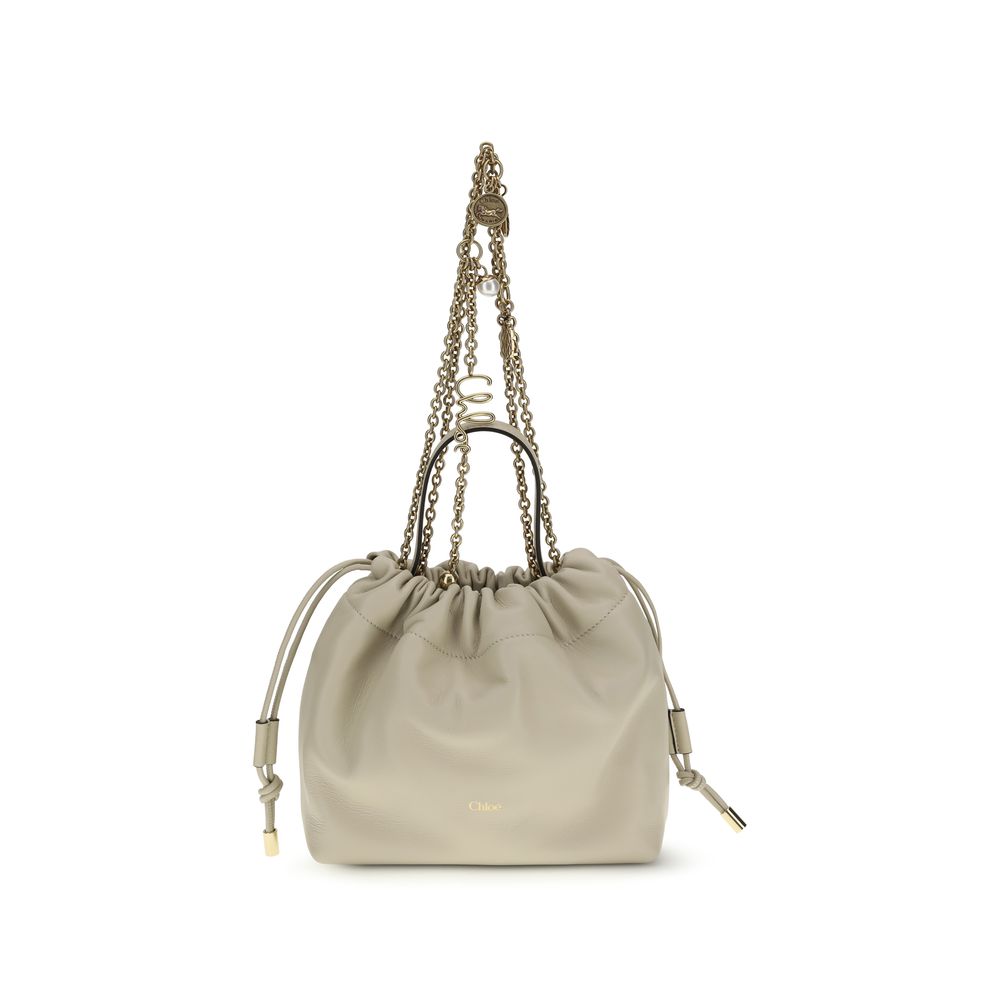 Chloé Beige Lamb Ovis Aries Shoulder Bag for Women