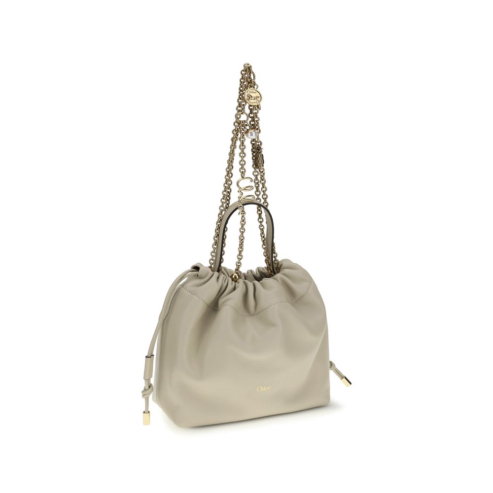 Chloé Beige Lamb Ovis Aries Shoulder Bag for Women