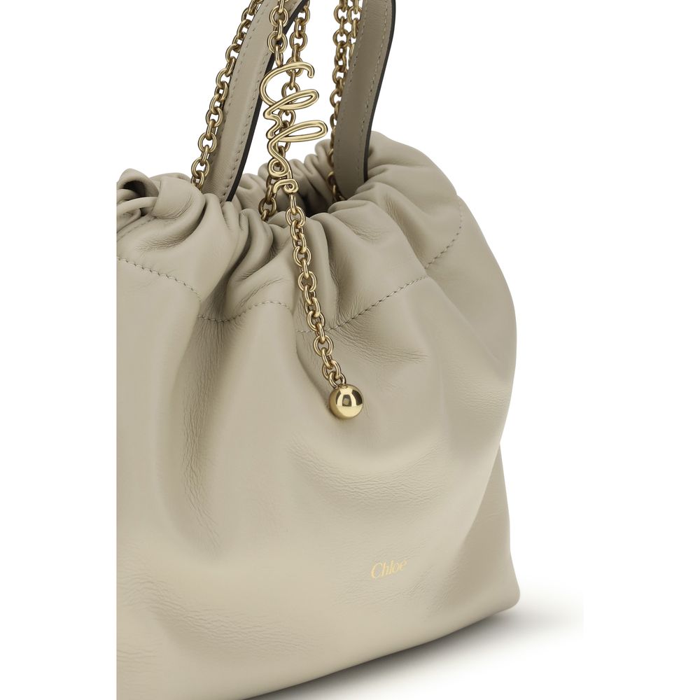 Chloé Beige Lamb Ovis Aries Shoulder Bag for Women