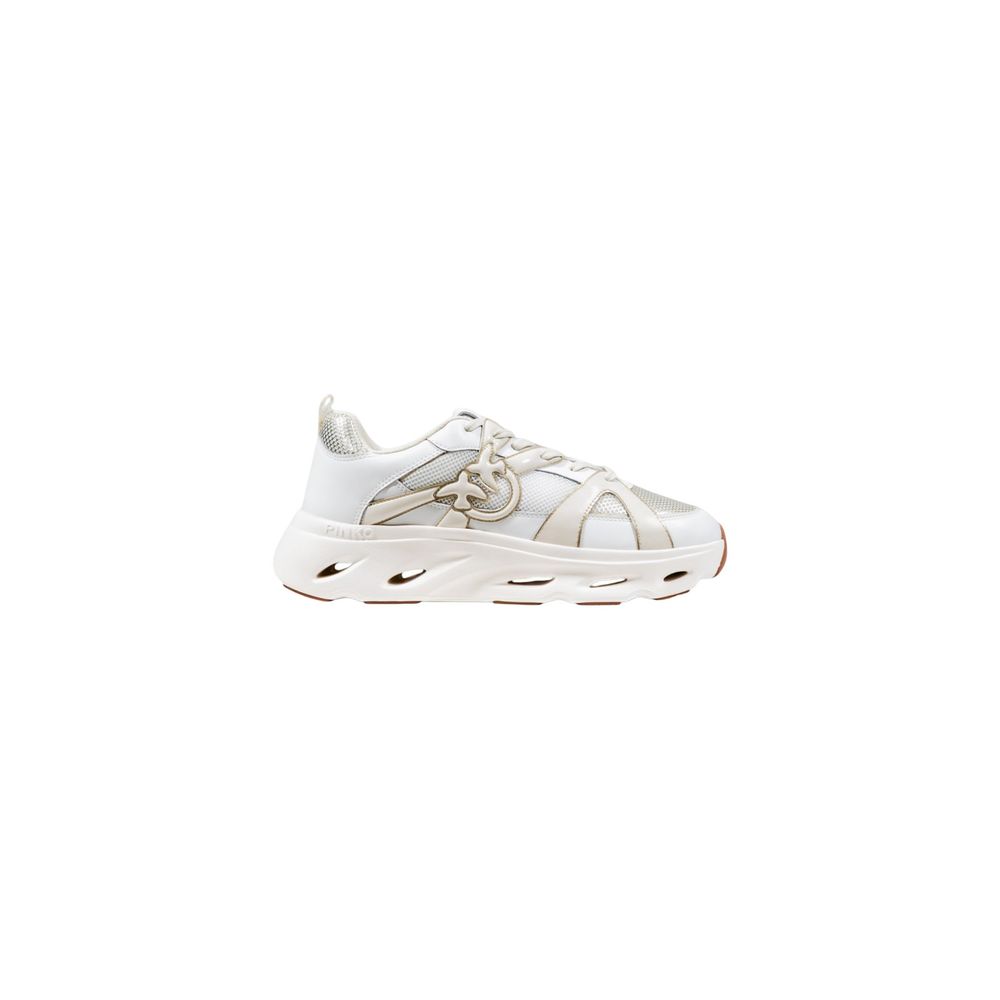 PINKO White Leather Athletic Sneakers Main image