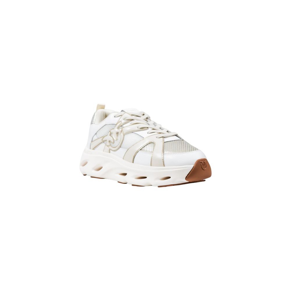 PINKO White Leather Athletic Sneakers Secondary image