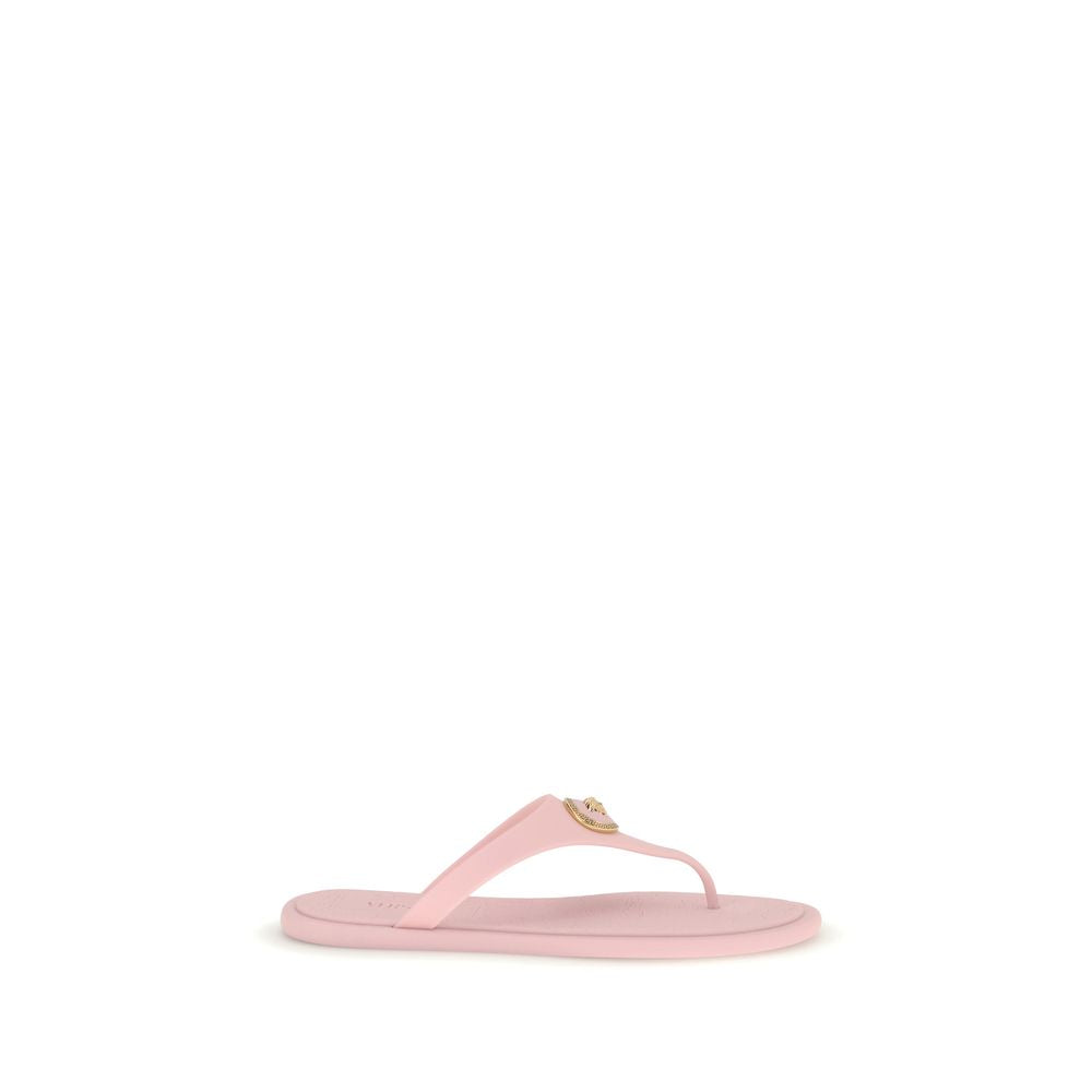 Versace Multicolor Rubber Flip-Flop Sandals - Zachava