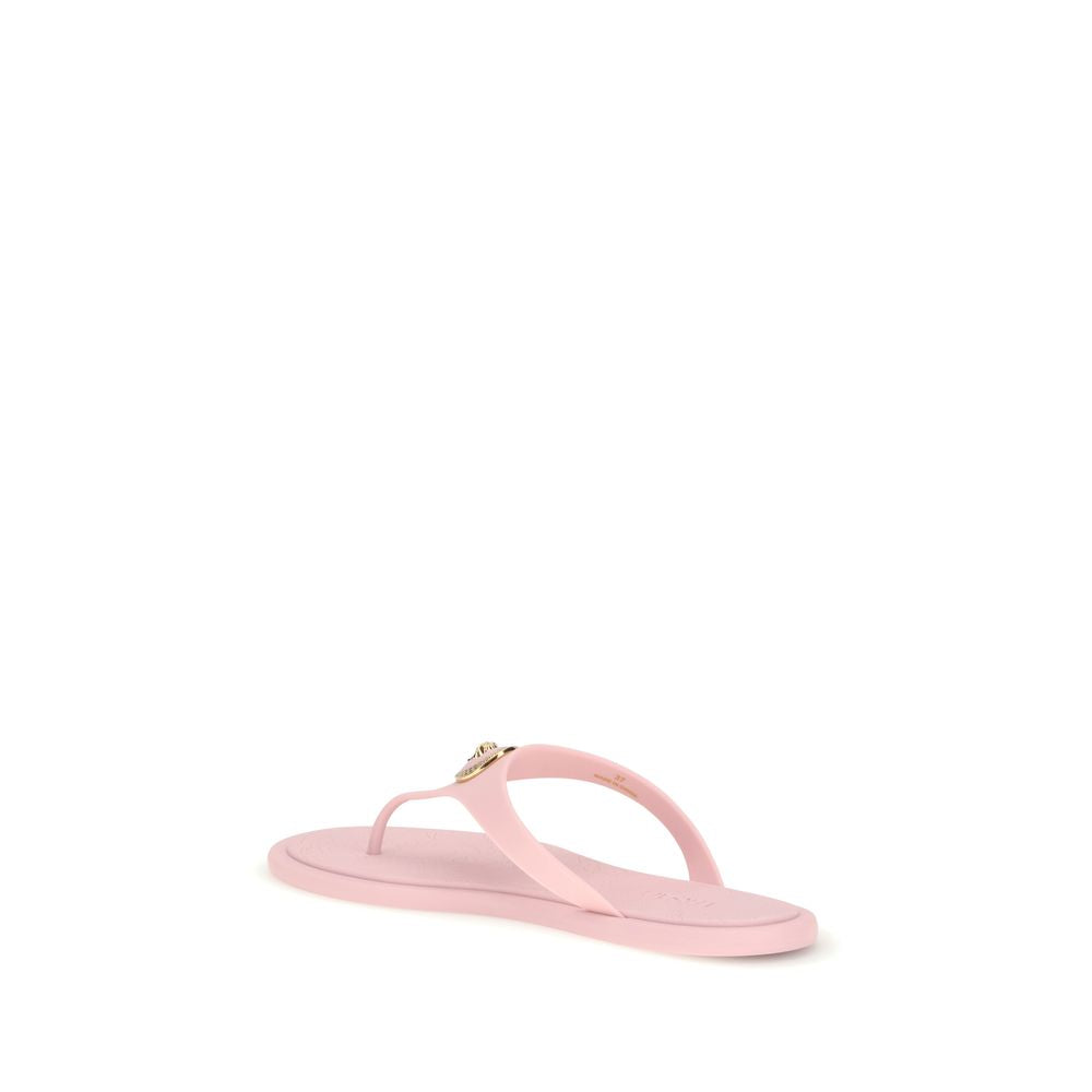 Versace Multicolor Rubber Flip-Flop Sandals - Zachava