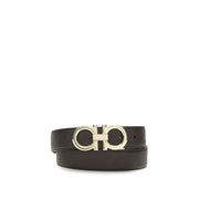 Ferragamo Brown Calf Leather Bos Taurus Regular Belt for Men