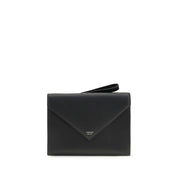 Ferragamo Black Calf Leather Bos Taurus Wallet - Zachava