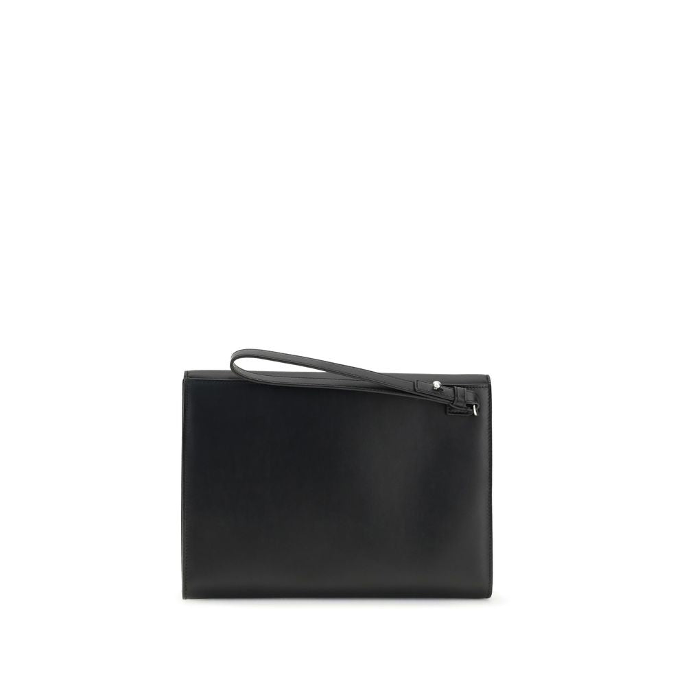 Ferragamo Black Calf Leather Bos Taurus Wallet - Zachava