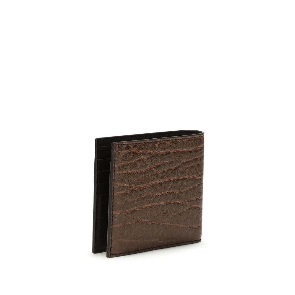 Ferragamo Brown Calf Leather Bos Taurus Wallet - Zachava