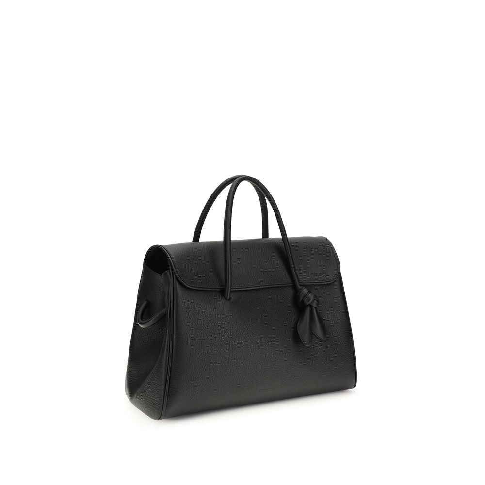 Jacquemus Black Calf Leather Bos Taurus Handbag - Zachava