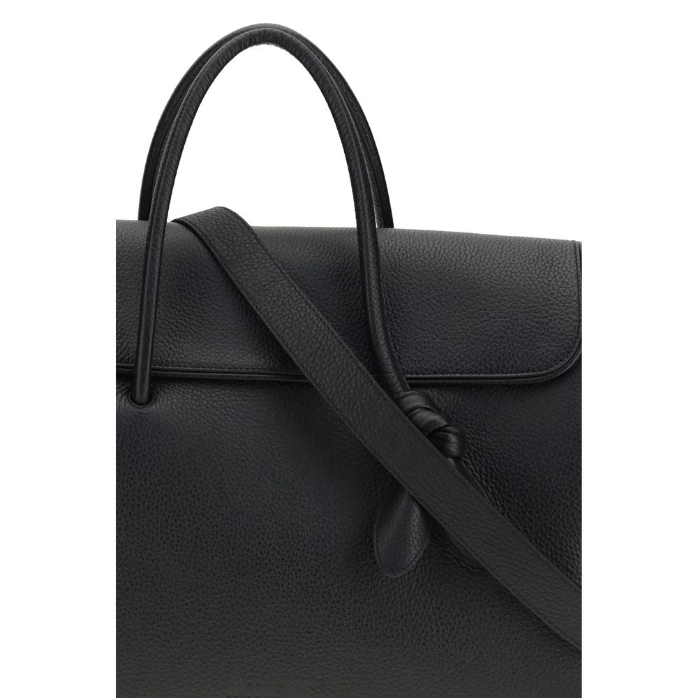 Jacquemus Black Calf Leather Bos Taurus Handbag - Zachava