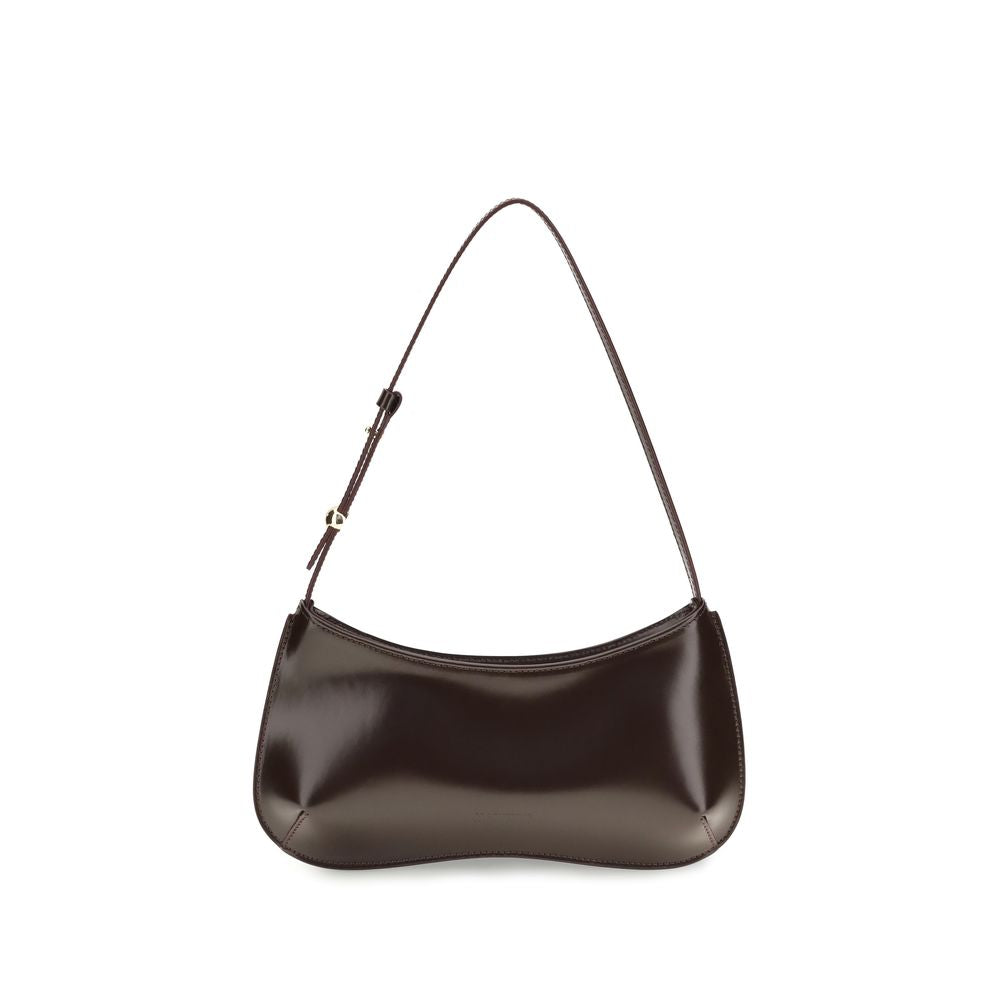 Jacquemus Brown Calf Leather Bos Taurus Shoulder Bag - Zachava