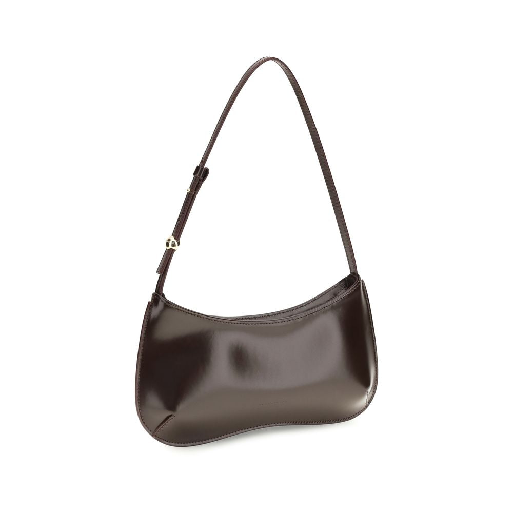 Jacquemus Brown Calf Leather Bos Taurus Shoulder Bag - Zachava