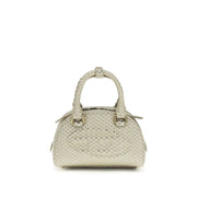 Diesel Beige Calf Leather Bos Taurus Handbag